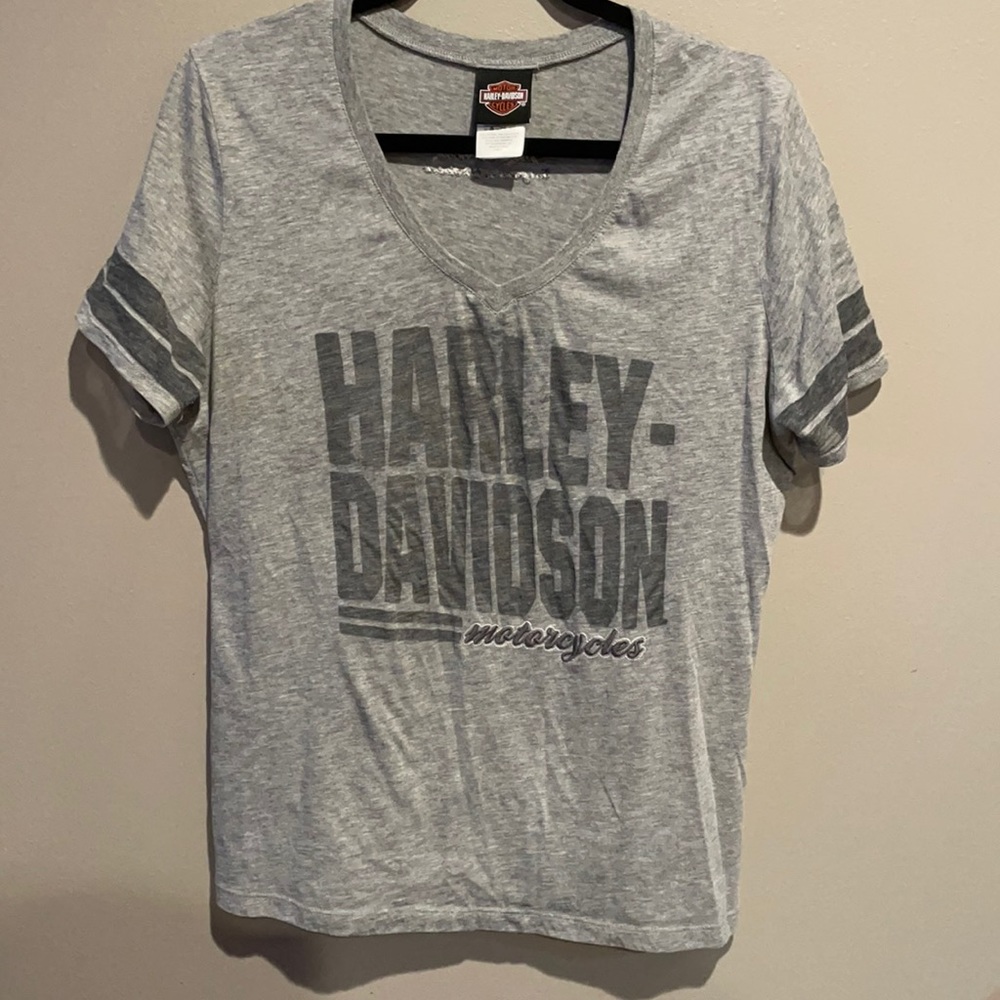 Size Large Harley Davidson ladies t-sheer front